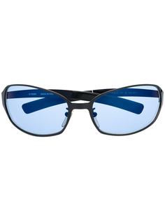 Fendi Pre-Owned затемненные солнцезащитные очки в квадратной оправе 1990-х годов