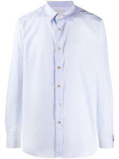 PAUL SMITH рубашка с контрастными манжетами