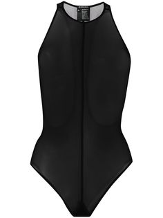 Ann Demeulemeester полупрозрачное облегающее боди