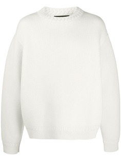 Haider Ackermann джемпер крупной вязки с круглым вырезом