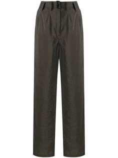 Lemaire брюки широкого кроя с поясом