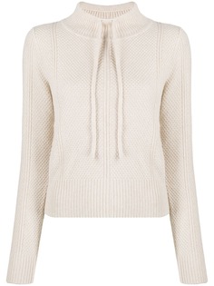 See by Chloé фактурный джемпер с кулиской