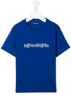 Balenciaga Kids футболка с логотипом