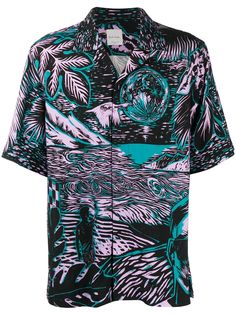 Paul Smith рубашка с короткими рукавами и принтом