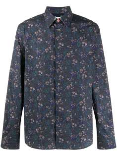 Paul Smith рубашка строгого кроя с цветочным принтом
