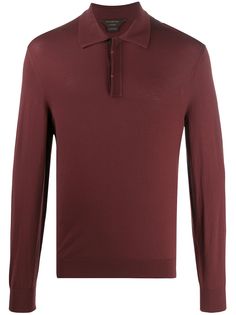Ermenegildo Zegna рубашка поло с длинными рукавами