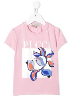 Emilio Pucci Junior футболка с логотипом