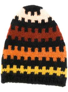 Plan C шапка бини с геометричной вышивкой