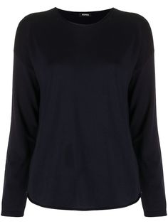 Aspesi джемпер тонкой вязки с круглым вырезом