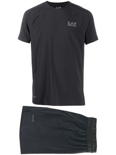 Ea7 Emporio Armani комплект из футболки и шортов с логотипом