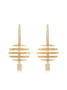 Annoushka маленькие серьги Garden Party из желтого золота