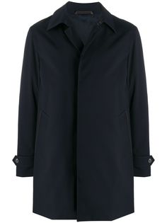 Ermenegildo Zegna однобортное полупальто