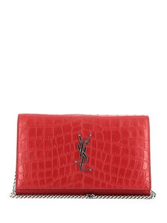 Yves Saint Laurent Pre-Owned сумка на плечо с тиснением под кожу крокодила