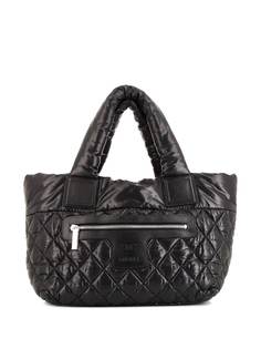 Chanel Pre-Owned стеганая сумка-тоут Coco Cocoon