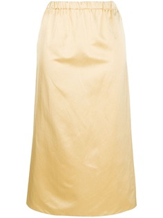 Marni юбка прямого кроя со складками