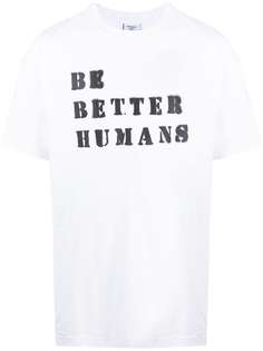 VETEMENTS футболка с надписью