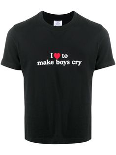 VETEMENTS футболка с надписью