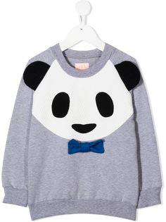 WAUW CAPOW by BANGBANG толстовка Panda Power с отделкой в рубчик