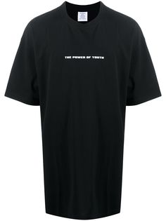 Vetements футболка с надписью