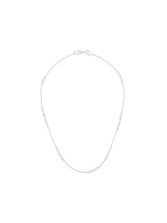 Tom Wood серебряное колье Rolo Chain Bean