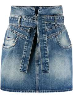 The Attico джинсовая юбка с завышенной талией