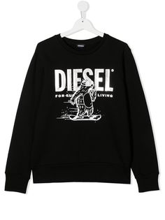 Diesel Kids толстовка с графичным принтом с логотипом