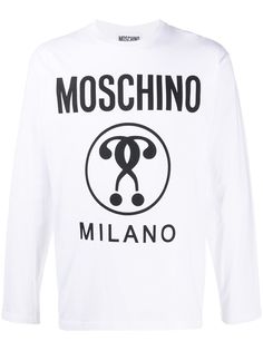 Moschino футболка с логотипом