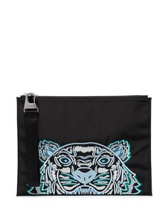Kenzo парусиновый клатч Kampus