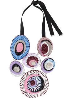Emilio Pucci колье с бусинами