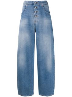 MM6 Maison Margiela зауженные джинсы с завышенной талией