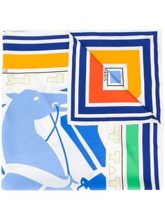 Hermès платок Puzzle 1970-х годов pre-owned Hermes