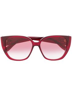 Alexander McQueen Eyewear солнцезащитные очки в оправе кошачий глаз