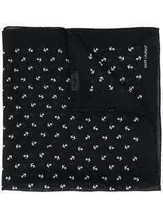 Saint Laurent платок с принтом