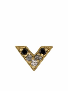 BVLA золотая серьга-гвоздик с бриллиантами