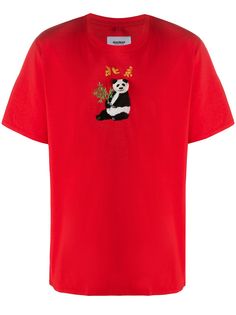 Doublet футболка с вышивкой Giant Panda