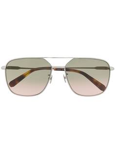 Brioni солнцезащитные очки-авиаторы с эффектом градиента