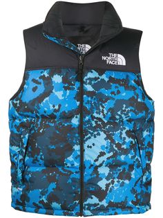 The North Face дутый жилет с принтом