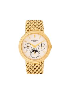 Patek Philippe наручные часы Perpetual Calendar pre-owned 36 мм 1987-го года