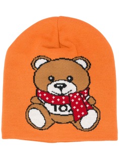 Moschino шапка бини с принтом Teddy Bear