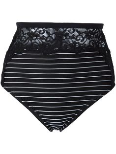 Fleur Du Mal низ бикини с кружевной вставкой