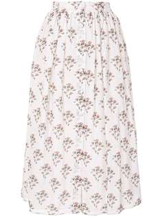 Brock Collection юбка с цветочным принтом