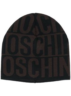 Moschino шапка бини с логотипом