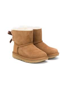 UGG Kids ботинки из овчины с бантом