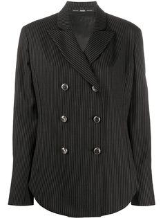 Gianfranco Ferré Pre-Owned полосатый блейзер 1990-х годов
