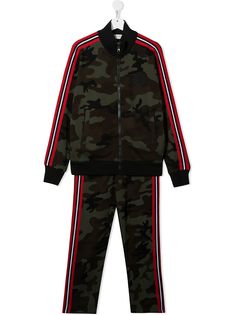 Moncler Kids спортивный костюм с камуфляжным принтом