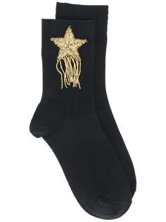 Twin-Set носки с вышивкой из бисера