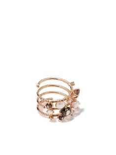 Mattia Cielo кольцо Rugiada из розового золота с бриллиантами
