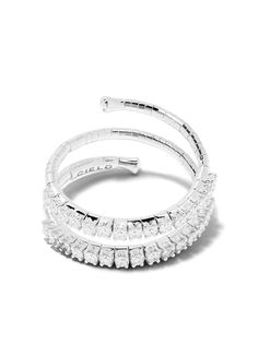 Mattia Cielo кольцо Rugiada из белого золота с бриллиантами