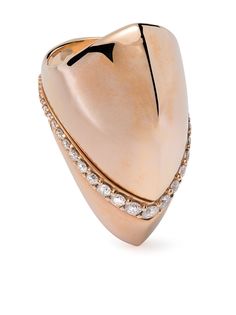 Mattia Cielo кольцо Vulcano из розового золота с бриллиантами