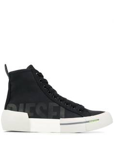 Diesel высокие кеды с логотипом